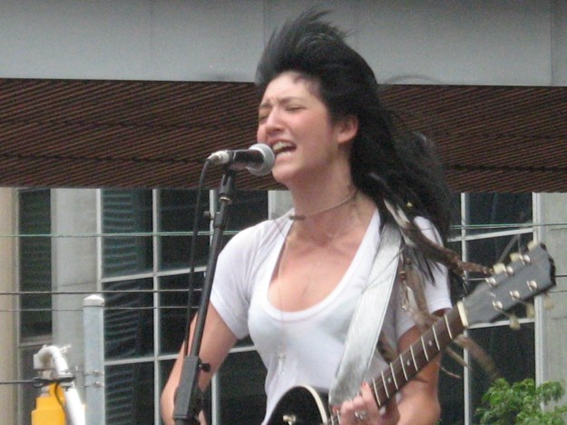 Queen Kwong live at Yonge-Dundas Square on June 19, 2010