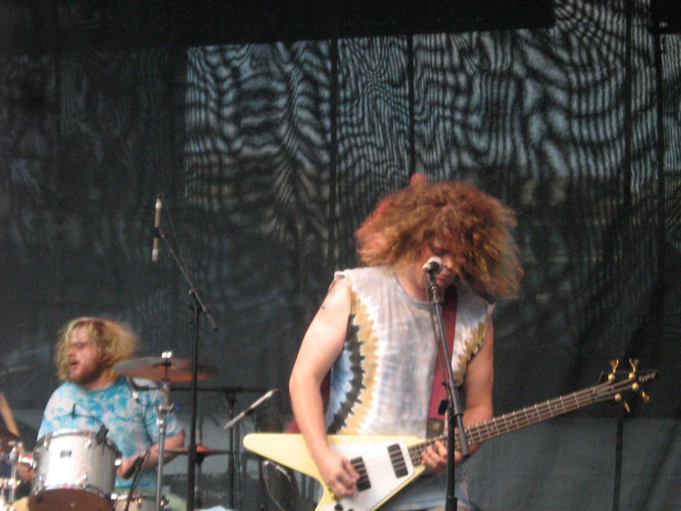 Wavves live at Yonge-Dundas Square on June 19, 2010