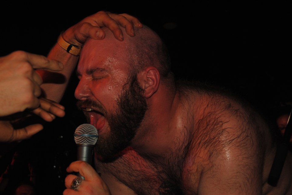 Fucked Up performed new material at their NXNE performance at Toronto's Horseshoe Tavern on June 15.