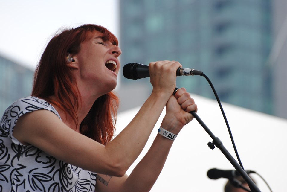 Hannah Georgas favoured music off her new album at TURF on July 6.