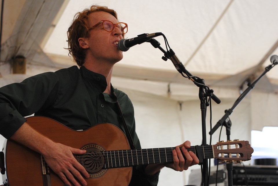 Richard Reed Parry performed his rarely heard “Quiet River of Dust” project at Hillside Festival in Guelph, Ont. on July 28. Photo: Tom Beedham